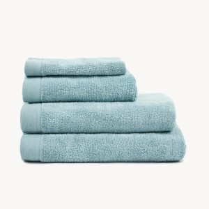 Toalla de baño 400gr Doble rizo agua marina