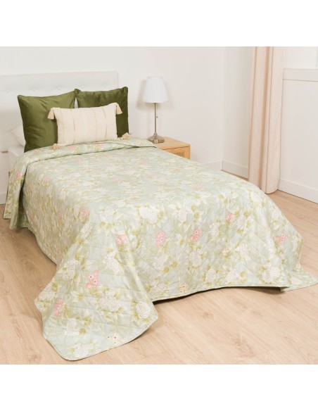 Colcha bouti Mika verde