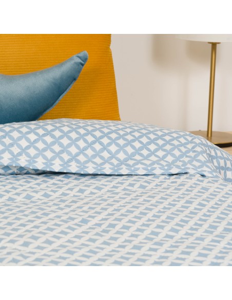 Colcha bouti Ohio indigo