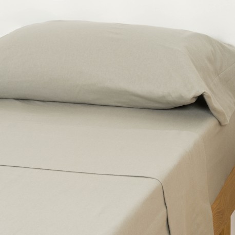 Juego de sábanas franela lisa