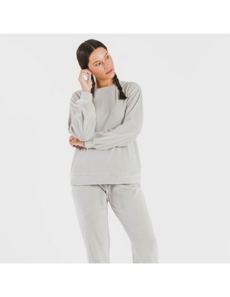 Pijama largo Velvet liso Pijama largo Velvet liso