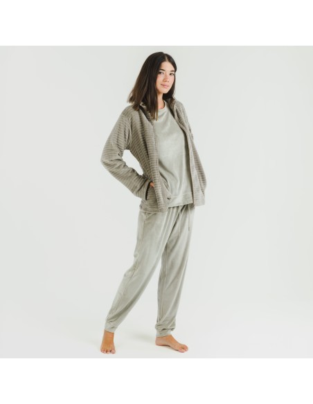 Sudadera terciopelo Raya lisa Sudadera terciopelo Raya lisa