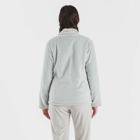 Sudadera terciopelo Raya lisa