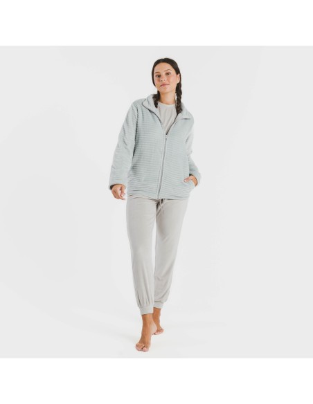 Sudadera terciopelo Raya lisa Sudadera terciopelo Raya lisa