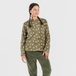 Pijama coral Tatini verde caceria