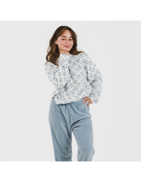 Pijama coral Etea indigo Pijama coral Etea indigo