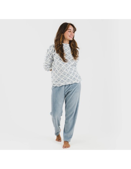 Pijama coral Etea indigo Pijama coral Etea indigo
