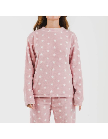 Pijama coral Vitalidad rosa Pijama coral Vitalidad rosa