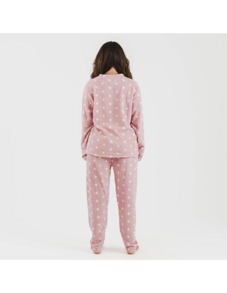 Pijama coral Vitalidad rosa Pijama coral Vitalidad rosa