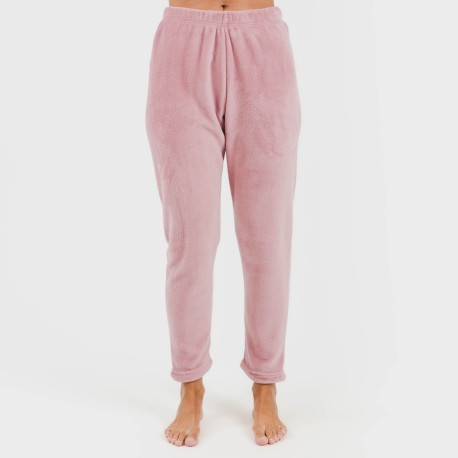 Pijama coral Candy malva rosa