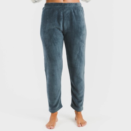 Pijama coral Cuadro Dua azul