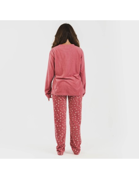 Pijama polar Dada rosa Pijama polar Dada rosa