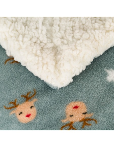 Manta sherpa Tatini verde tiffany Manta sherpa Tatini verde tiffany