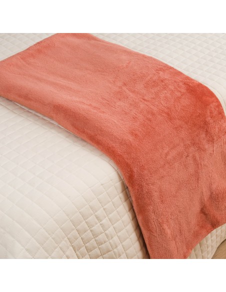 Manta terciopelo lisa