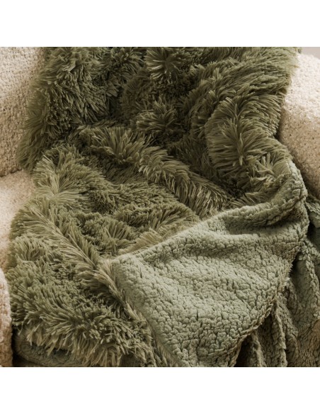 Manta pelo sherpa lisa Manta pelo sherpa lisa