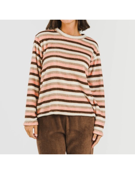 Pijama coral Raya Norma chocolate Pijama coral Raya Norma chocolate