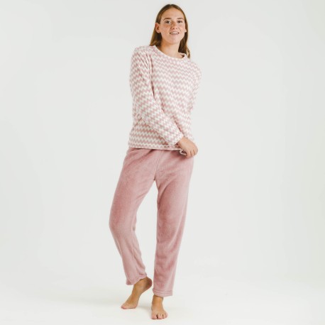 Pijama coral Jeannine rosa