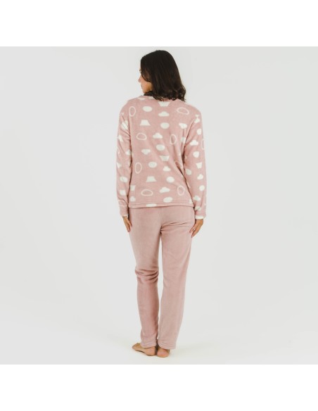 Pijama coral Papiro rosa Pijama coral Papiro rosa