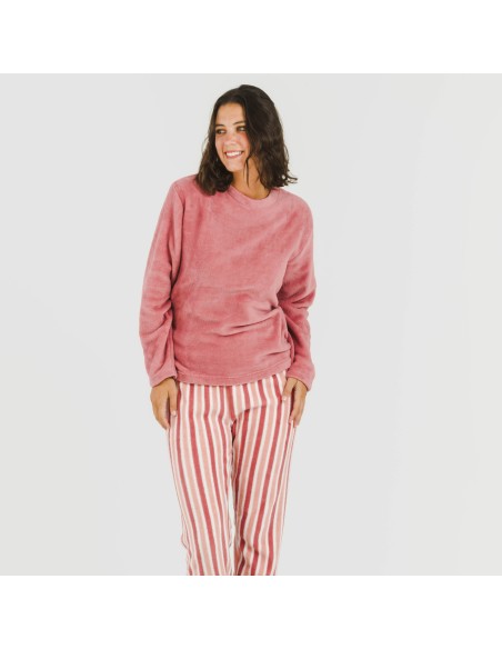 Pijama coral Raya Brooke rosa Pijama coral Raya Brooke rosa