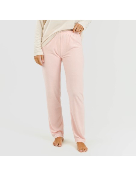 Pijama polar Buho rosa palo Pijama polar Buho rosa palo