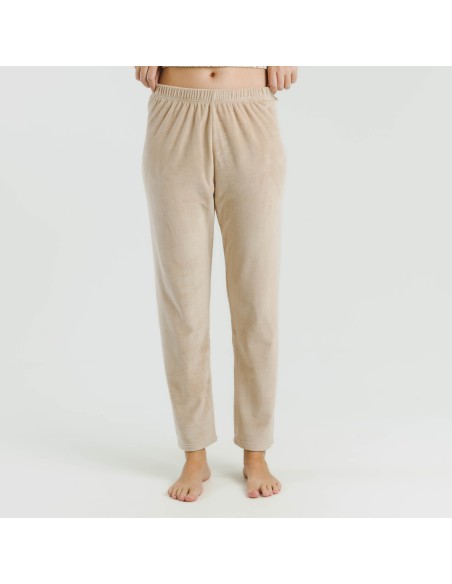 Pijama terciopelo Raya Oli beige Pijama terciopelo Raya Oli beige