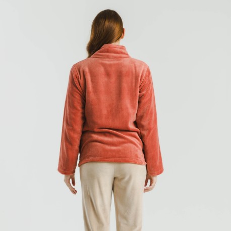 Sudadera terciopelo lisa