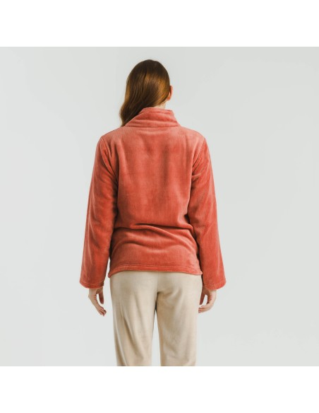 Sudadera terciopelo lisa Sudadera terciopelo lisa