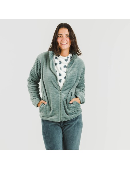 Sudadera terciopelo Raya lisa Sudadera terciopelo Raya lisa