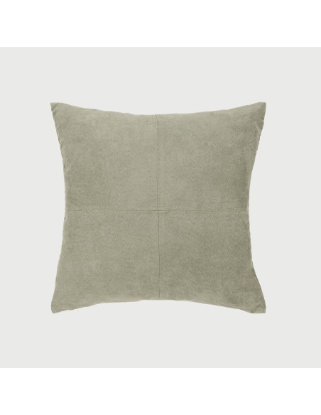 Cojín cuadrante Ante liso - funda + relleno