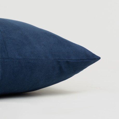 Cojín cuadrante Ante liso - funda + relleno