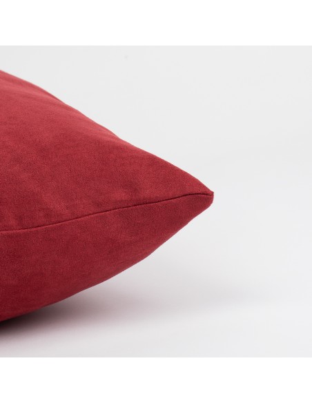 Cojín cuadrante Ante liso - funda + relleno