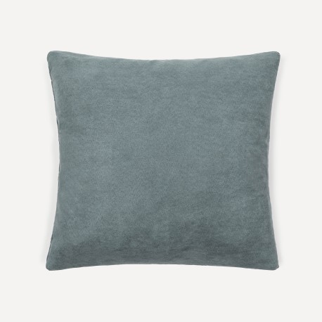 Cojín cuadrante Ante liso - funda + relleno