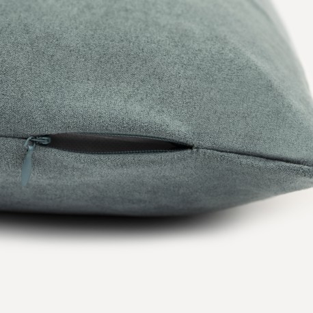 Cojín cuadrante Ante liso - funda + relleno