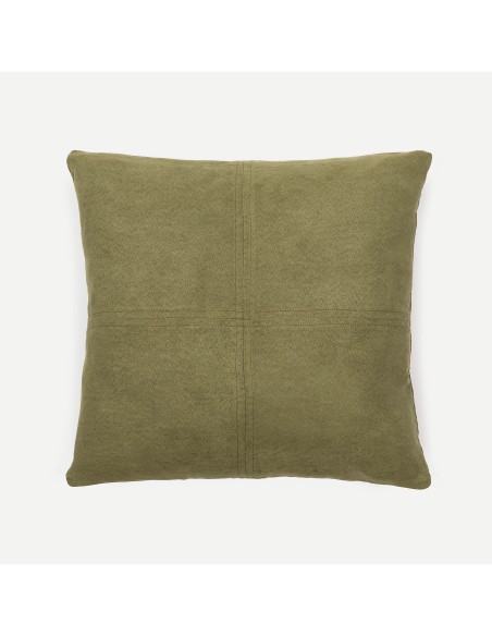 Cojín cuadrante Ante liso - funda + relleno