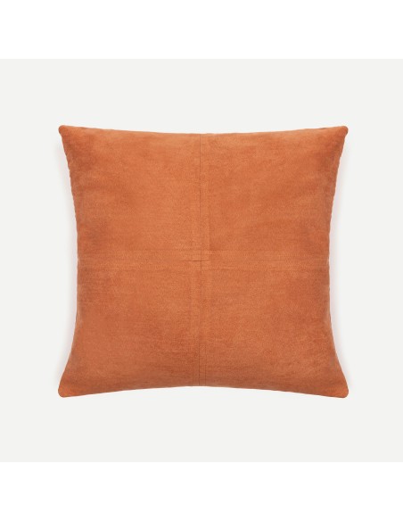 Cojín cuadrante Ante liso - funda + relleno