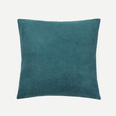 Cojín cuadrante Ante liso - funda + relleno