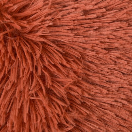 Cojín cuadrante pelo sherpa liso 45x45