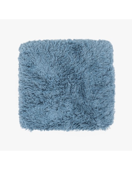 Cojín cuadrante pelo sherpa liso 45x45