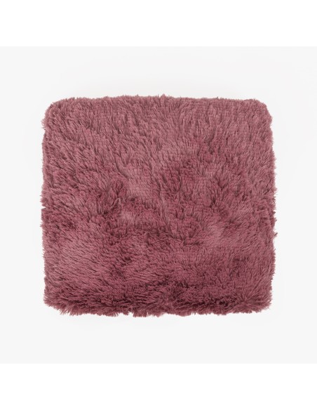 Cojín cuadrante pelo sherpa liso 45x45 Cojín cuadrante pelo sherpa liso 45x45