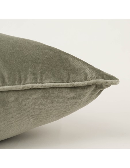 Cojín cuadrante terciopelo algodón liso - funda + relleno Cojín cuadrante terciopelo algodón liso - funda + relleno