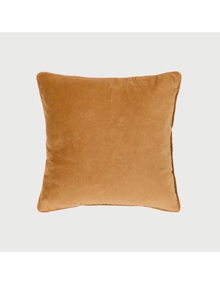 Cojín cuadrante terciopelo algodón liso - funda + relleno Cojín cuadrante terciopelo algodón liso - funda + relleno