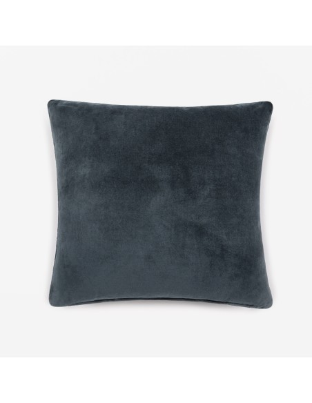 Cojín cuadrante terciopelo algodón liso - funda + relleno Cojín cuadrante terciopelo algodón liso - funda + relleno