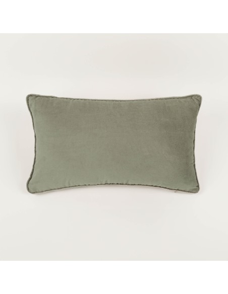Cojín rectangular 30x50 terciopelo algodón liso - funda + relleno Cojín rectangular 30x50 terciopelo algodón liso - funda + relleno