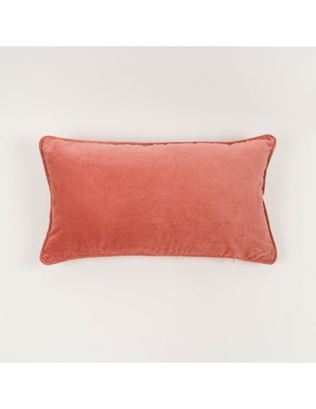 Cojín rectangular 30x50 terciopelo algodón liso - funda + relleno Cojín rectangular 30x50 terciopelo algodón liso - funda + relleno