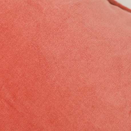 Cojín rectangular 30x50 terciopelo algodón liso - funda + relleno