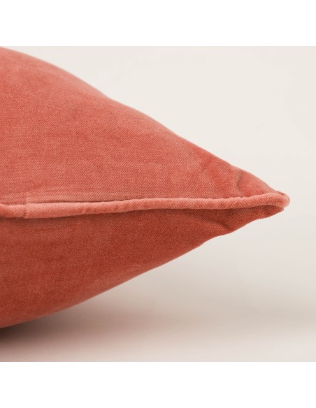 Cojín rectangular 30x50 terciopelo algodón liso - funda + relleno Cojín rectangular 30x50 terciopelo algodón liso - funda + relleno