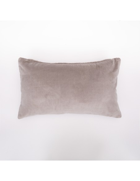 Cojín rectangular 30x50 terciopelo algodón liso - funda + relleno Cojín rectangular 30x50 terciopelo algodón liso - funda + relleno