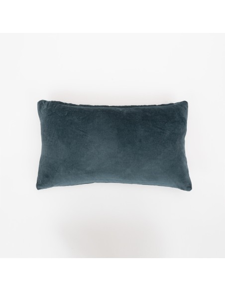 Cojín rectangular 30x50 terciopelo algodón liso - funda + relleno Cojín rectangular 30x50 terciopelo algodón liso - funda + relleno