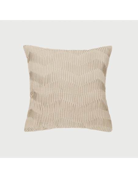 Cojín cuadrante New Traza Ante liso 50x50 - funda + relleno