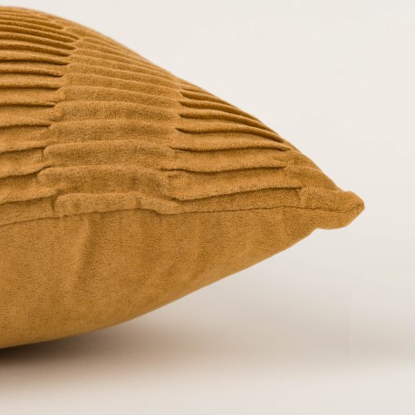 Cojín cuadrante New Traza Ante liso 50x50 - funda + relleno